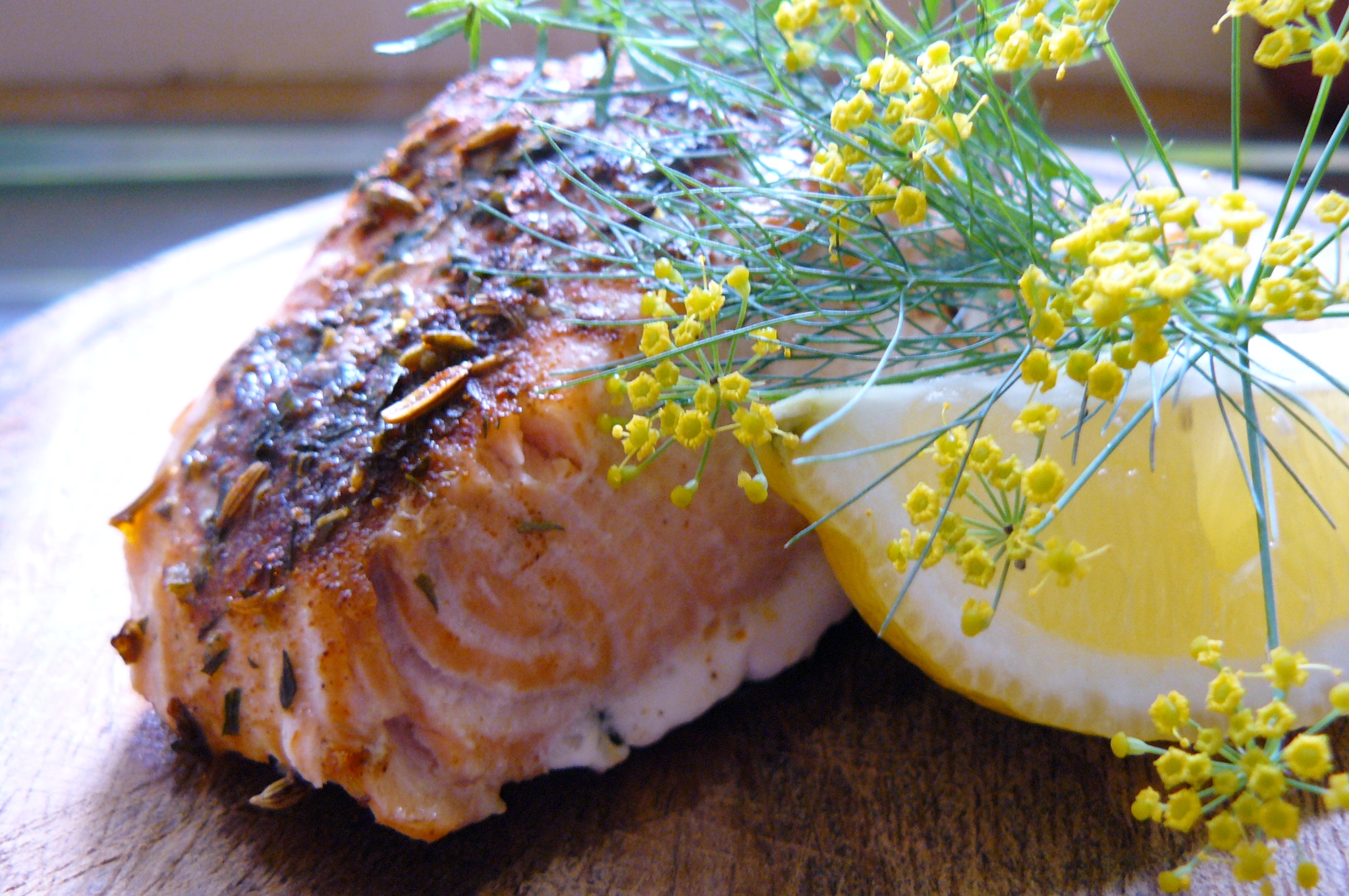 Salmon with Herbs and Spices